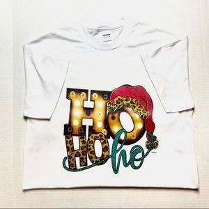 HO HO HO Christmas Santa tee.